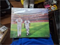 Wainwright / Molina hanging picture