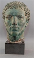 Resin Reproduction of Classical Bronze Greek Head