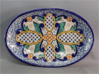 Hand-Painted Ceramic Mexican Platter