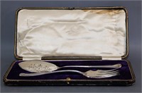 Pair Of R&B Silver Plate Fish Servers