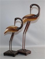 (2) Stork Figures