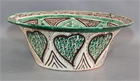 Large Hand Painted Mexican Bowl