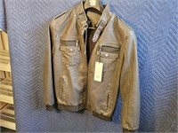 CHOU YATOU size Small Leather Jacket