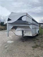 20x7 Hillsboro Cattle trailer. No Title. Trailer