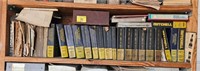 (1) row of manuals including Mitchell, National