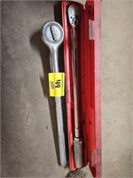 Snap-On torque wrench and another ratchet