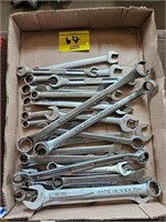 flat of Snap-On, Craftsman, and SK metric and