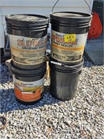 (4) buckets of Supreme driveway sealer