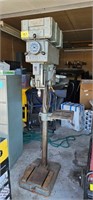 Causing electric drill press