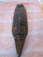 LOT 56 WOOD MASK AROUND 14 INCHES LONG