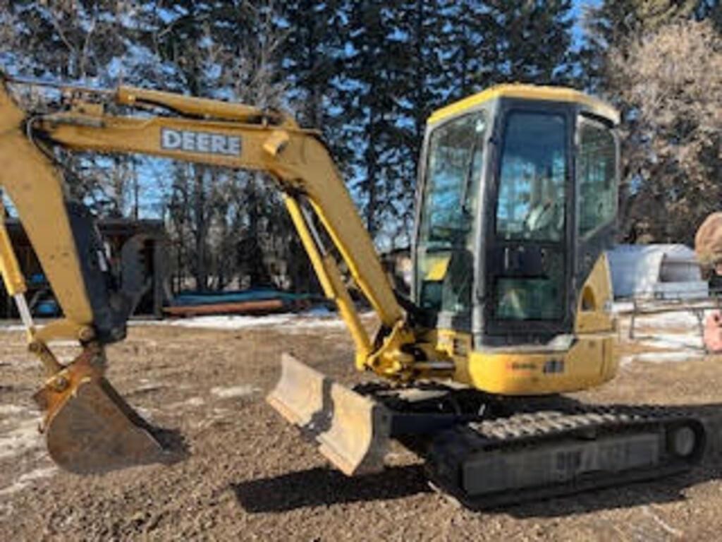 John Deere 35C Track Hoe Excavator