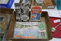 Old Town Canoes 1947 catalog and miscellaneous pap