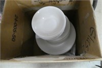White ceramic dishes