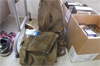 2 canvas items - US military bag and backpack - as