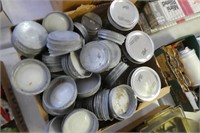 Zinc lids and canning jars