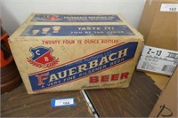Fauerbach beer cardboard box - dirt/wear