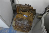 Leather bags - rough condition