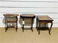 (3) Vintage Side Tables