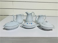 Ironstone Tureens, Pitcher & Teapots