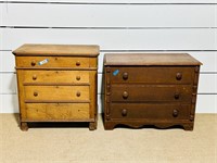 (2) Antique/Vintage Chest of Drawers (Read Below)