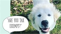 ARE YOU TAX EXEMPT?  Please read…