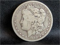 1900-O MORGAN SILVER DOLLAR