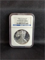 2008W SILVER EAGLE EARLY RELEASE NGC PROOF 69
