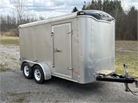 2008 HAULMARK ENCLOSED 12' UTILITY TRAILER