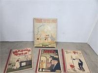 1933 THREE LITTLE PIGS & 1932 HAROLD TEEN BOOKS