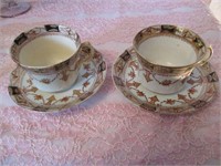 LOT 33 REID CUPS AND SAUCERS COLLECTIBLE