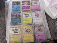 9 pocket page of Pokemon. Rare, foils, holos