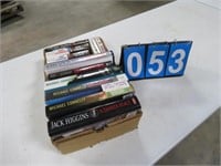 BOX OF BOOKS- JOHN LESCROART, MICHAEL CONNELY,