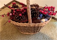 Basket of Pinecones and More (1st floor living