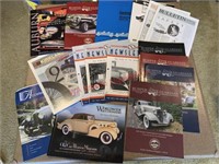 Classic Car Bulletins, Newsletters and Souvenir