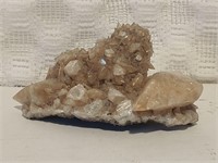 Quartz Crystal Calcite Cluster