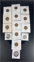 (14) Wheat Pennies (3) Are Steel