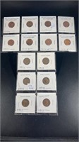 (6) Wheat & (8) Uncirculated Pennies