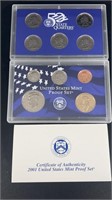 2001 US Coin Proof Set