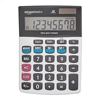 Amazon Basics LCD 8-Digit Desktop Calculator,