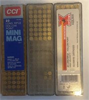 229 Rounds 22 Long Rifel Hollow Point Ammo