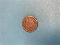 1848 large cent