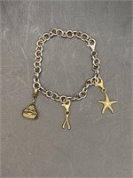 Sterling Bracelet with Charms