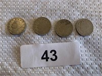 (4) V Nickels