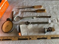 (2) Ice Picks, Bottle Opener, Ford Wrench & Other