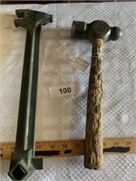 Brass Hammer & Wrench