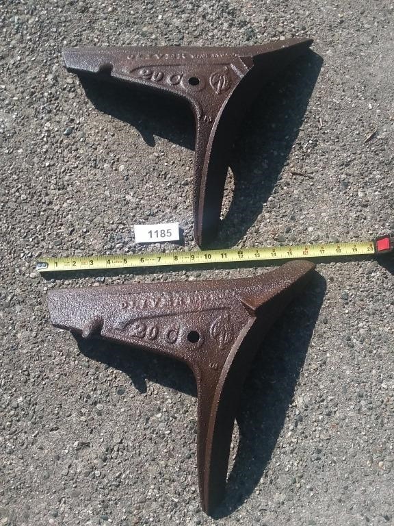 (2) Oliver Plow Blades 20 C