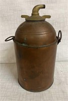 Large Antique Copper Boiler, Water Tank 19” Tall