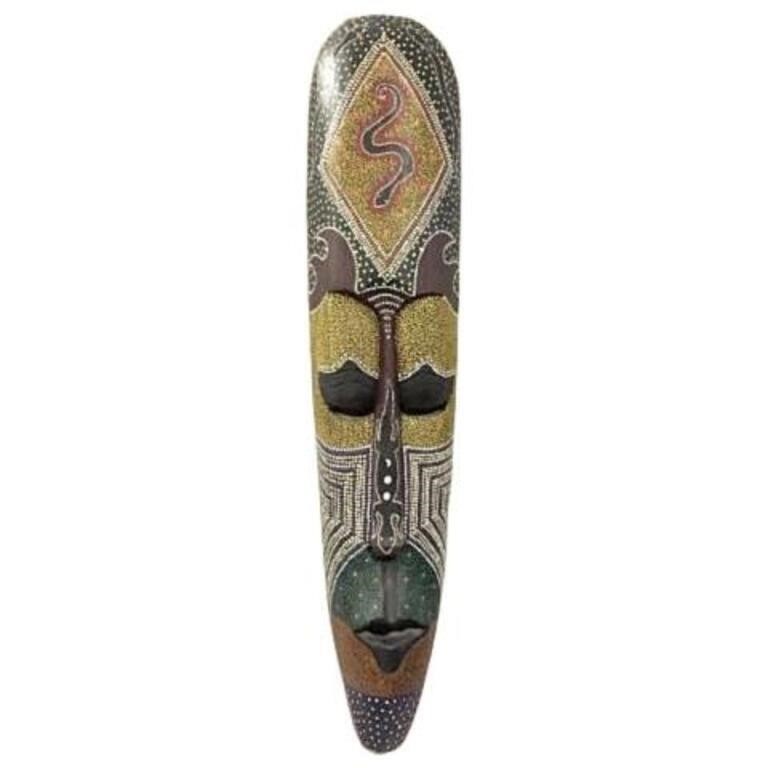39 in Wood Tribal Mask