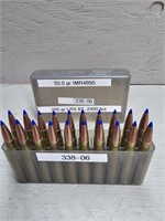 20 Rounds of 338-06 Ammo Reloads