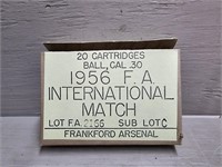 1956 Frankford Arsenal 30-06 Match Ammo